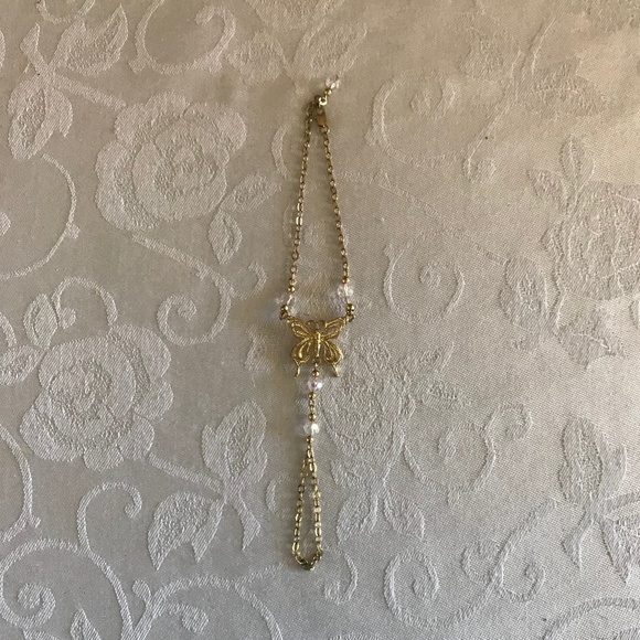 GOLD BUTTERFLY BRACELET AND RING! - Picture 2 of 3